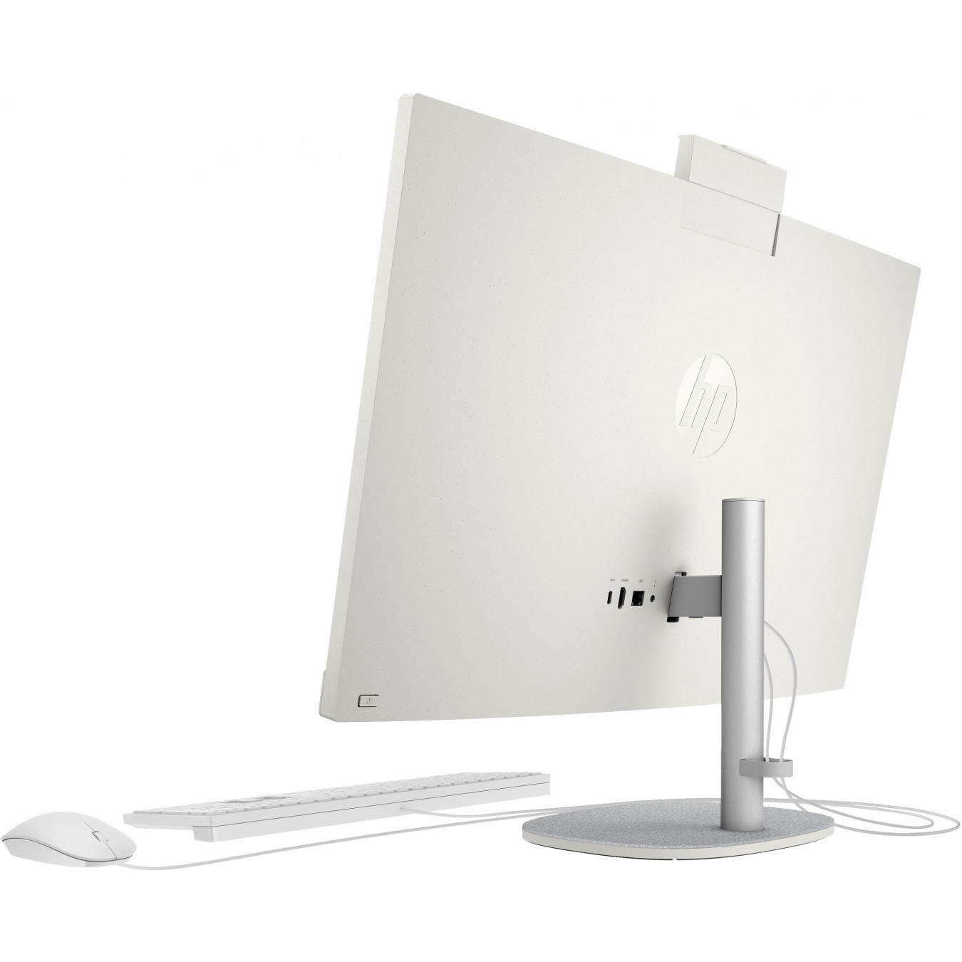 HP All-in-One 27-cr0007ng - 27-inch FHD IPS, AMD Ryzen 5 7520U, 16GB, 512GB SSD, White, Windows 11 Home