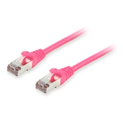 Equip Patchkabel Cat6A S FTP 2xRJ45 0.50m pink LSZH Polybeutel — Buy in Cyprus with Fast Delivery