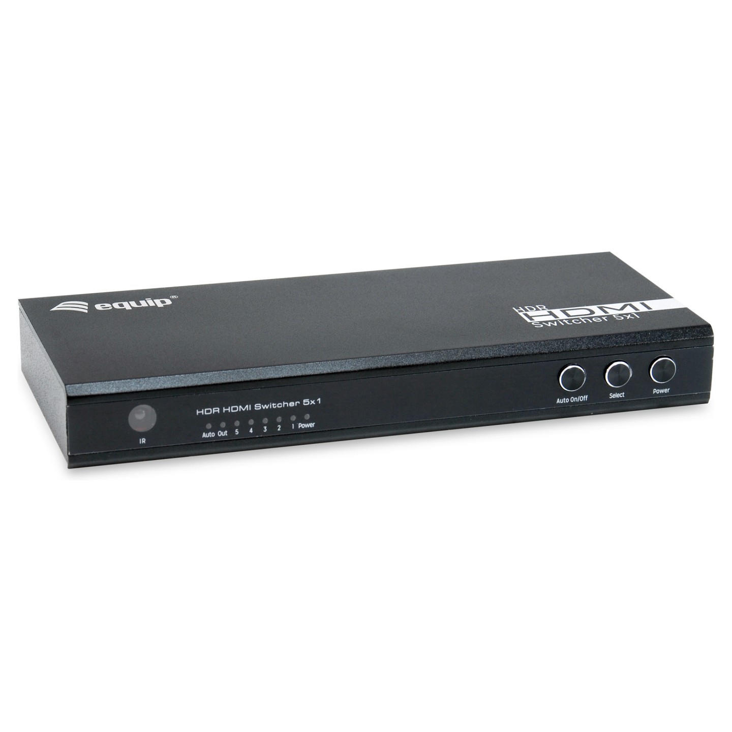 Equip Switch HDMI2.0 5-In 1-Out +Fernbed. 4K 60Hz 18Gbps — Buy in Cyprus with Fast Delivery