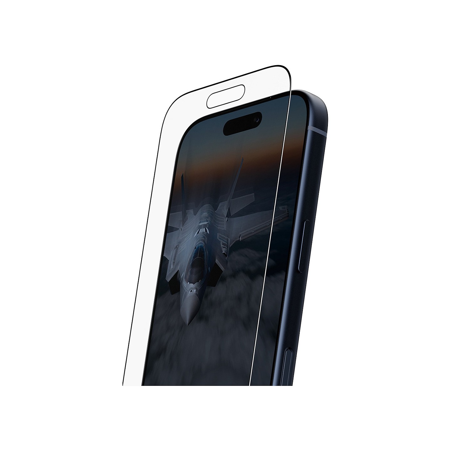 PanzerGlass Stealth Screen Protector w. Black Frame iPhone 17 Pro Ultra-Wide Fit w. Fastfit in-a-box