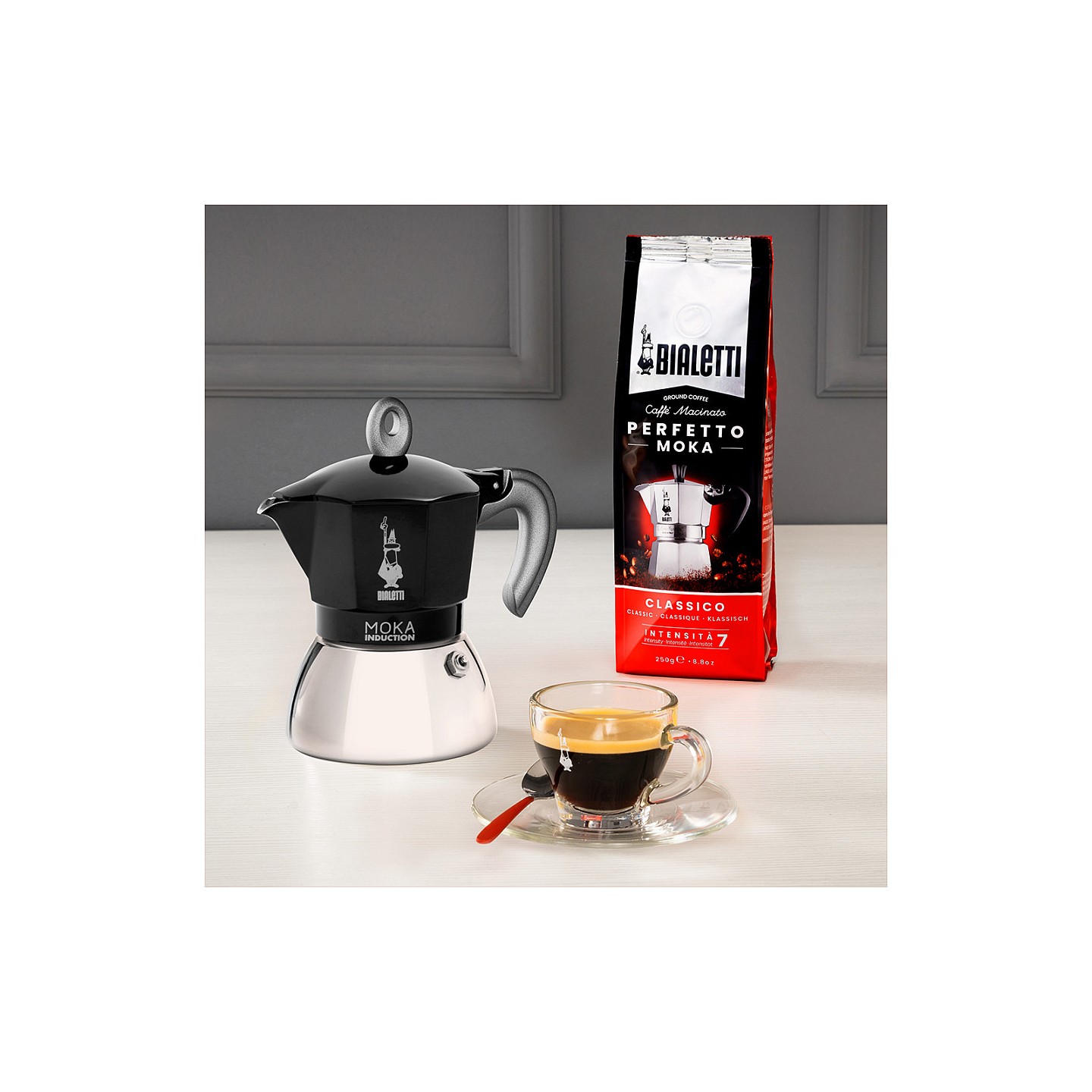 Bialetti Mokka-Kanne 0.9 l Moka Induktion schwarz — Buy in Cyprus with Fast Delivery