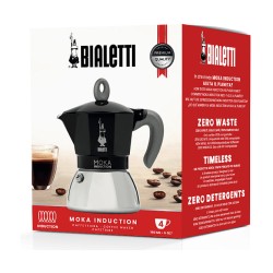 Bialetti Mokka-Kanne 0.9 l Moka Induktion schwarz — Buy in Cyprus with Fast Delivery