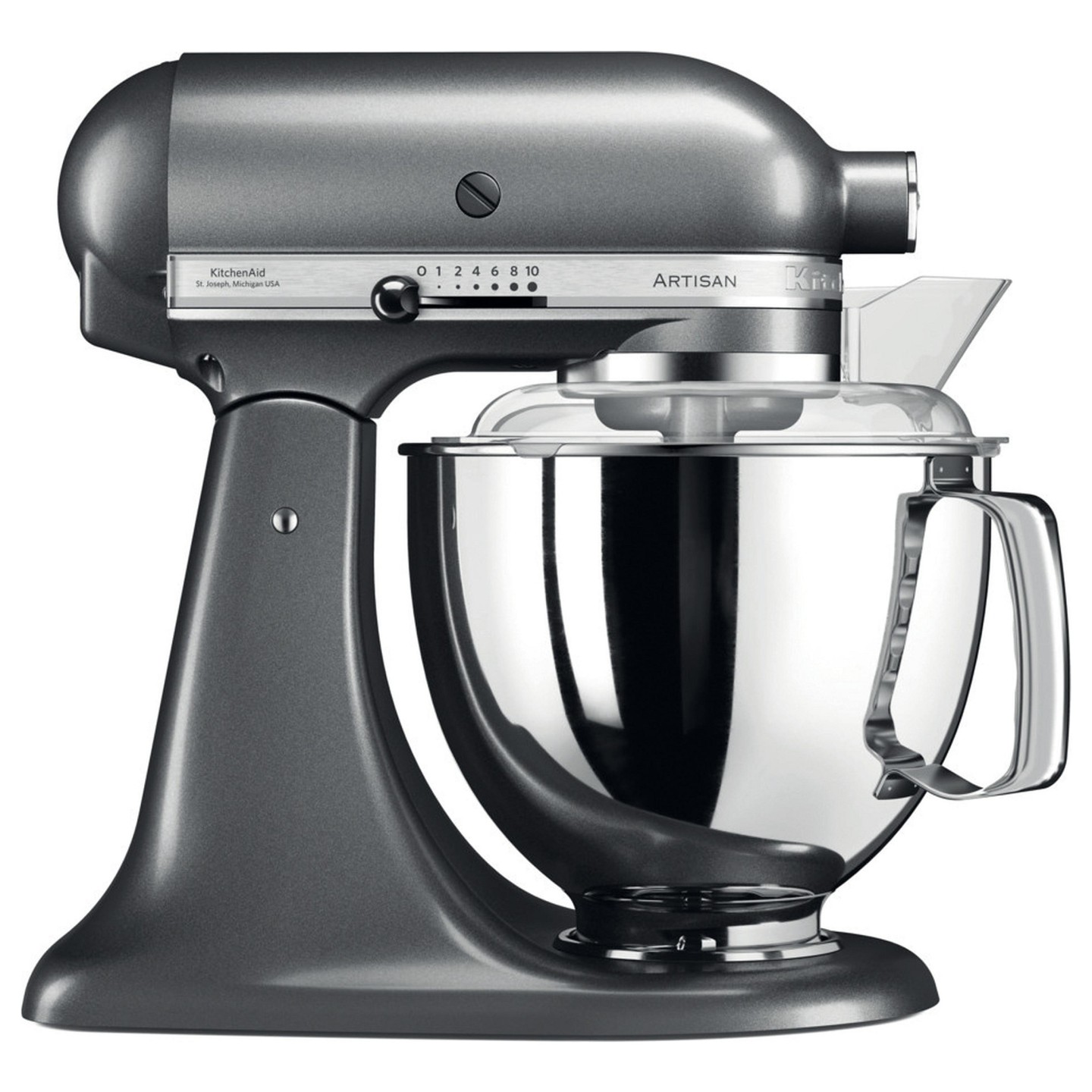 KitchenAid Küchenmaschine 300W - 5KSM175PSEAC Artisan silber — Buy in Cyprus with Fast Delivery