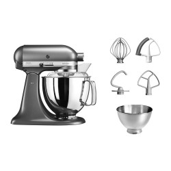 KitchenAid Küchenmaschine 300W - 5KSM175PSEAC Artisan silber — Buy in Cyprus with Fast Delivery
