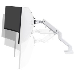 HX DESK MONITOR ARM WITH HD PIVOT WHITE — Buy in Cyprus with Fast Delivery