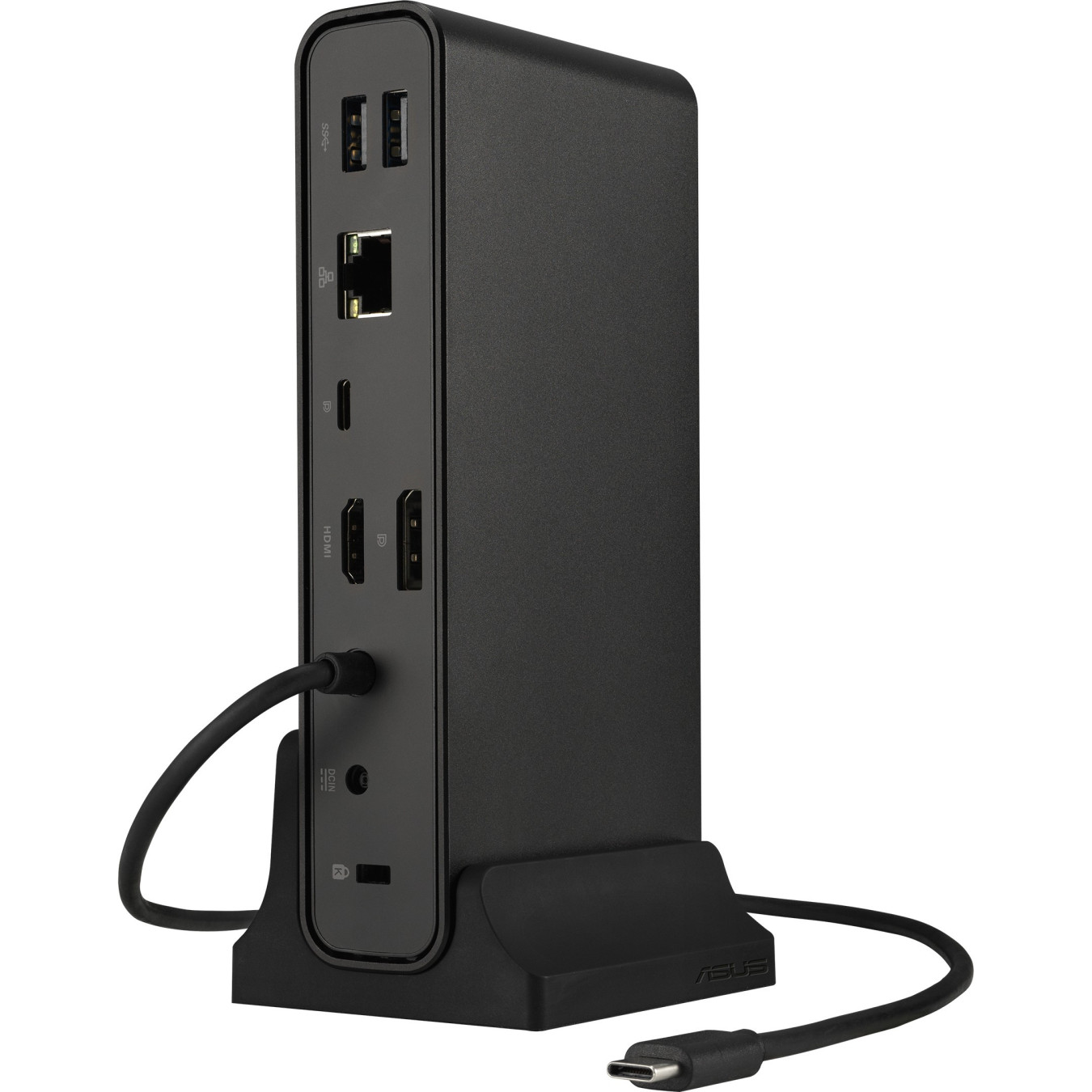 ASUS DC300 USB-C Dock - Triple-Display 4K60, 90W PD, Gigabit Ethernet, HDMI+DP, Black — Buy in Cyprus with Fast Delivery