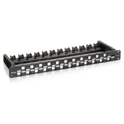 Equip Patchpanel 24x Cat6A 19' UTP 1HE Keystone Montage sw — Buy in Cyprus with Fast Delivery