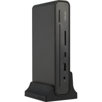 ASUS DC300 USB-C Dock - Triple-Display 4K60, 90W PD, Gigabit Ethernet, HDMI+DP, Black — Buy in Cyprus with Fast Delivery