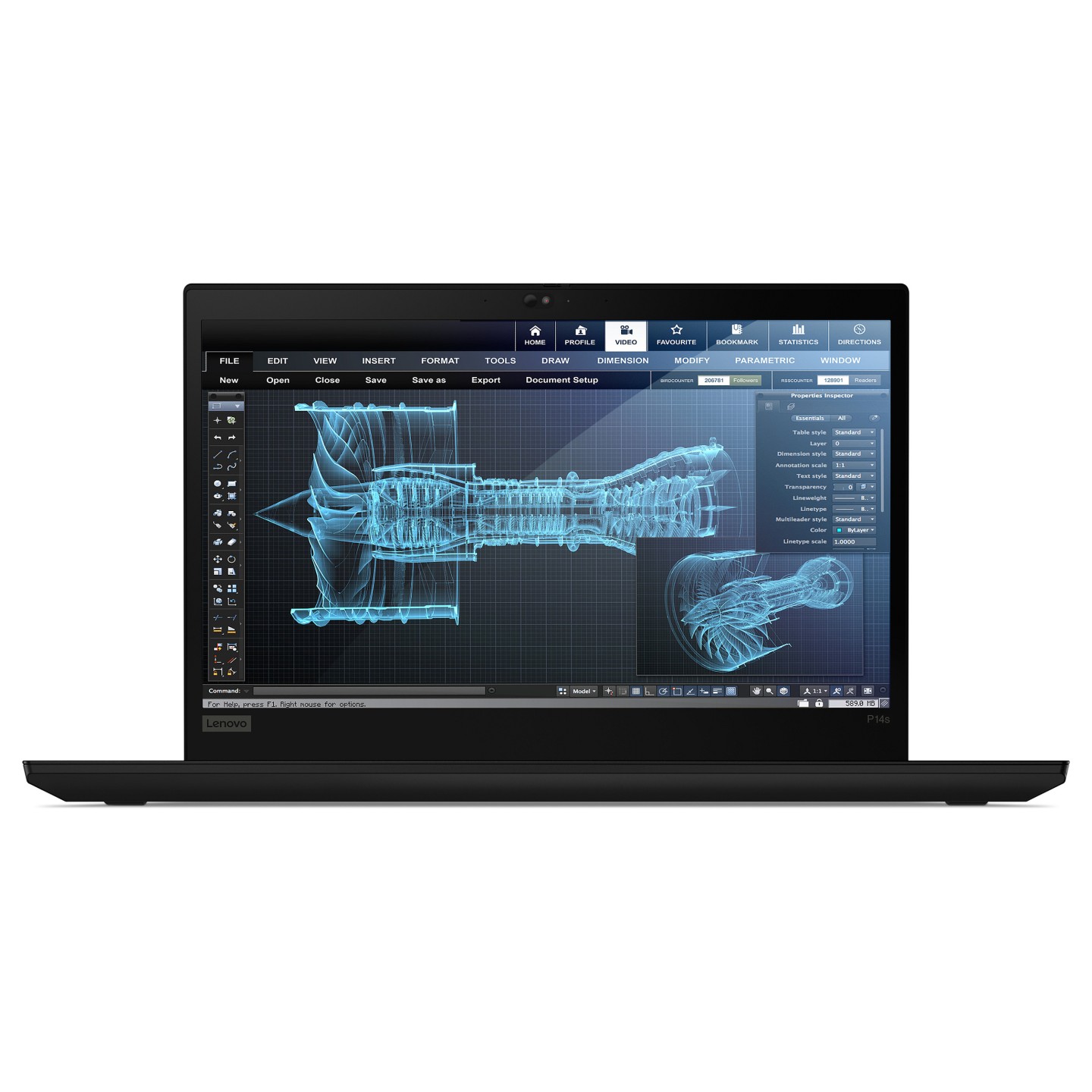 N14 T1A Lenovo Dock Grade A Thinkpad P14s G1 i5-10310U 35.56cm 14Zoll 16GB 256GB M.2 BL CAM HDMI W11P