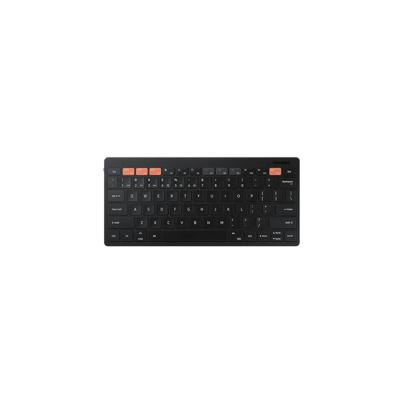 Samsung Universal Smart Keyboard Trio 500 - EJ-B3400BBGGDE - Wireless Bluetooth 5.0, German QWERTZ, Black