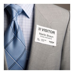 BROTHER name badge labels 260 pcs roll 60 x 86 DK single label roll — Buy in Cyprus with Fast Delivery