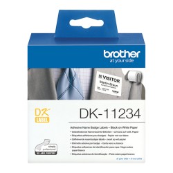 BROTHER name badge labels 260 pcs roll 60 x 86 DK single label roll — Buy in Cyprus with Fast Delivery