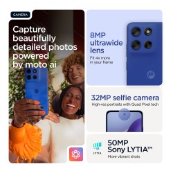 Motorola XT2529-2 moto g56 Dual Sim 8+256GB 5G pantone dazzling blue — Buy in Cyprus with Fast Delivery