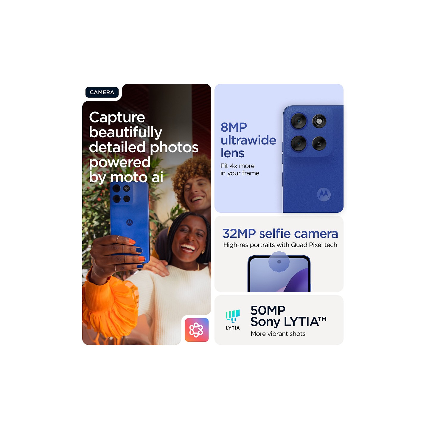 Motorola XT2529-2 moto g56 Dual Sim 8+256GB 5G pantone dazzling blue — Buy in Cyprus with Fast Delivery
