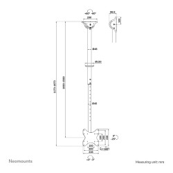 Neomounts DEH 23'-42' 1TFT 1Gelenk H:106-156cm Max.50 schwa — Buy in Cyprus with Fast Delivery