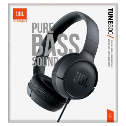 JBL JBLT500BLK Tune500 - Kabelgebundener On-Ear-Kopfhrer - Leicht und faltbar — Buy in Cyprus with Fast Delivery