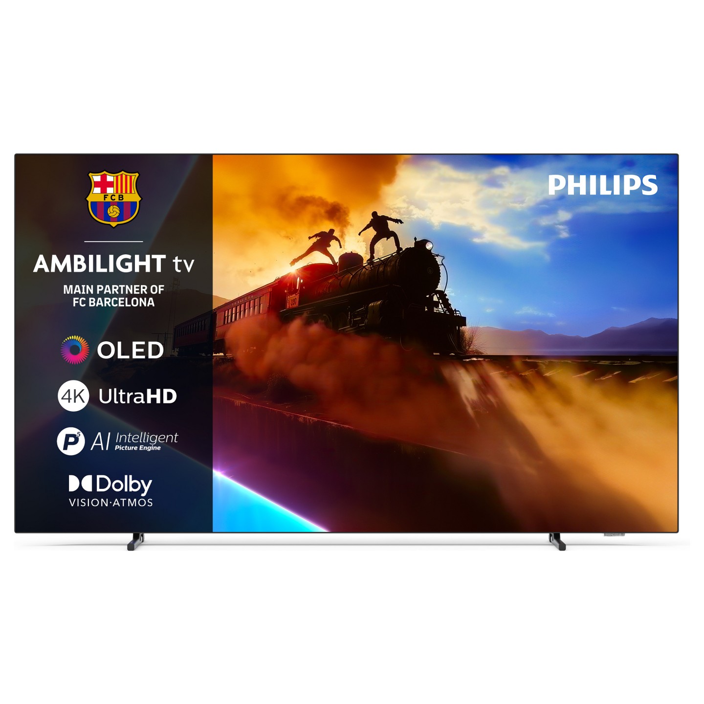 194cm 77' (3840x2160) Philips 77OLED760 12 16:9 OLED 120Hz 4x HDMI 2.1 3x USB 3-seitiges Ambilight P5 AI Engine Wi-Fi...