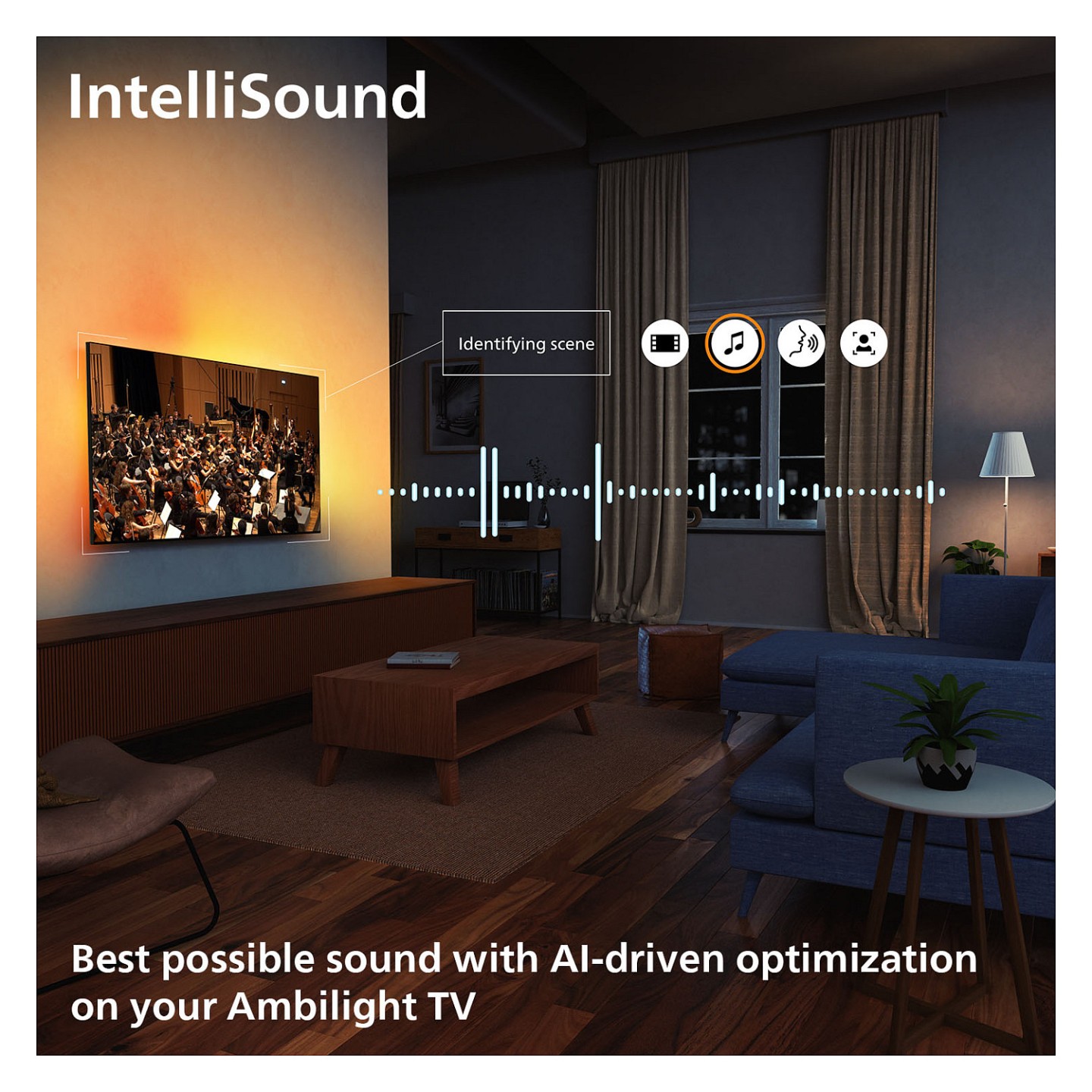 194cm 77' (3840x2160) Philips 77OLED760 12 16:9 OLED 120Hz 4x HDMI 2.1 3x USB 3-seitiges Ambilight P5 AI Engine Wi-Fi...