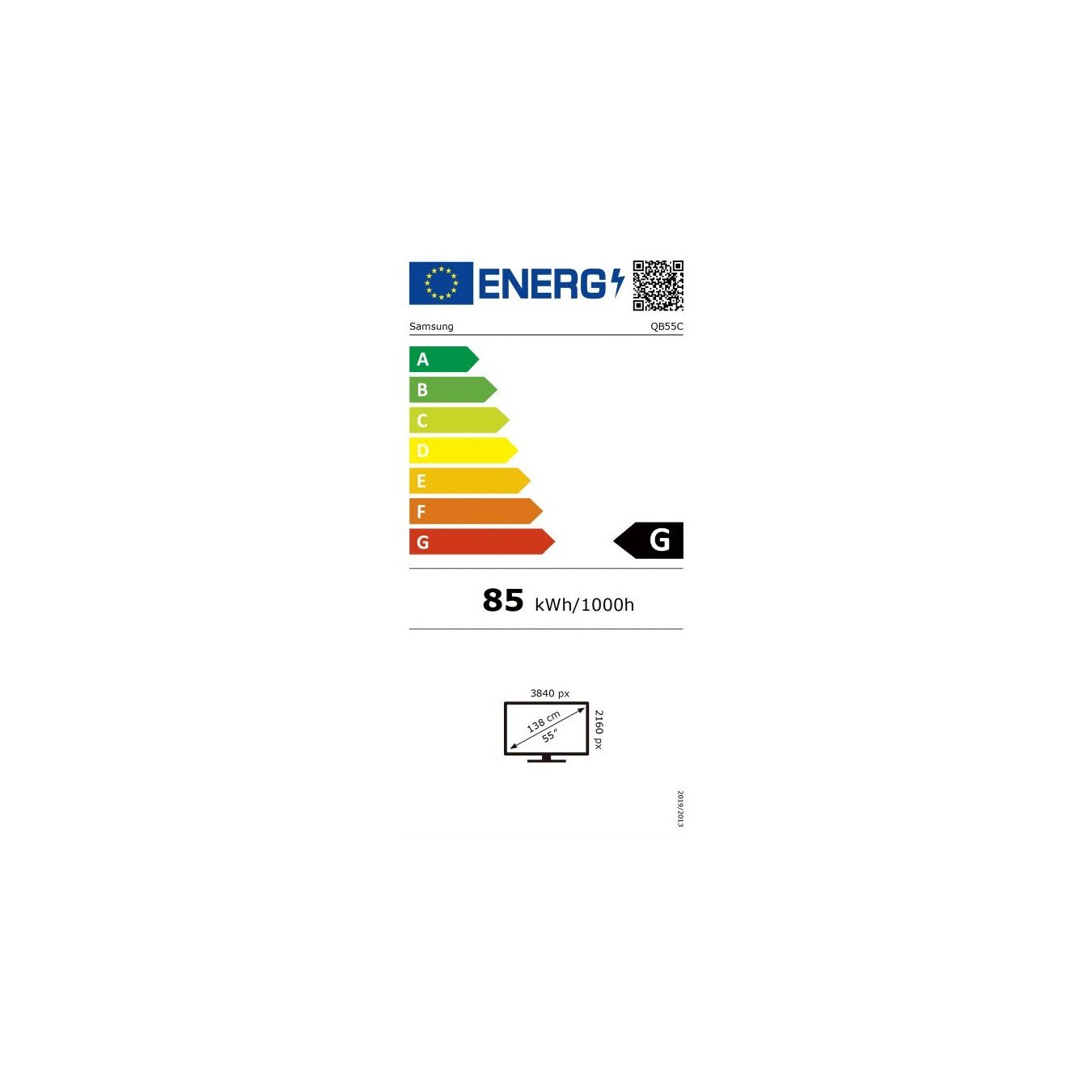 Samsung QB55C - LH55QBCEBGCXEN - 55" 4K UHD VA Digital Signage Panel, Tizen OS, Black — Buy in Cyprus with Fast Delivery