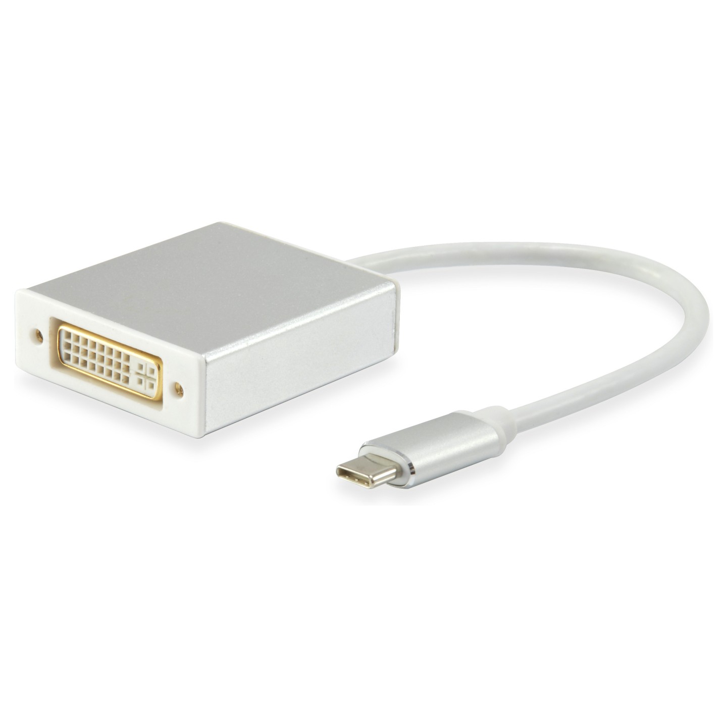 Equip Adapter USB-C - to DVI-I DualLink (24+5) 2k60Hz 0.15m si — Buy in Cyprus with Fast Delivery