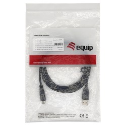 Equip Kabel USB-A 2.0 - to C St St 2.00m 3A 480Mbps sw — Buy in Cyprus with Fast Delivery