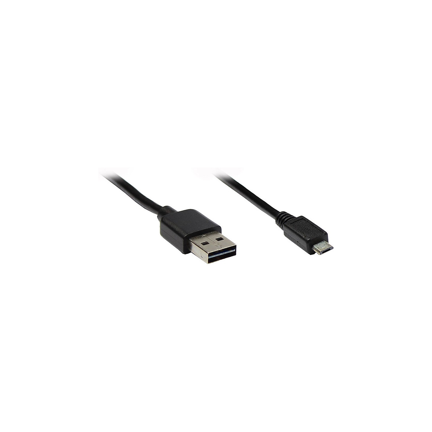 GoodConnections Anschlusskabel USB 2.0 EASY Stecker A an Stecker Micro B. schwarz. 3m. — Buy in Cyprus with Fast Delivery