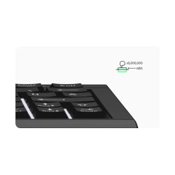 KeySonic KSK-3010ELC (DE) Super-Mini Backlight schwarz — Buy in Cyprus with Fast Delivery