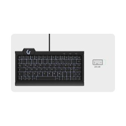 KeySonic KSK-3010ELC (DE) Super-Mini Backlight schwarz — Buy in Cyprus with Fast Delivery