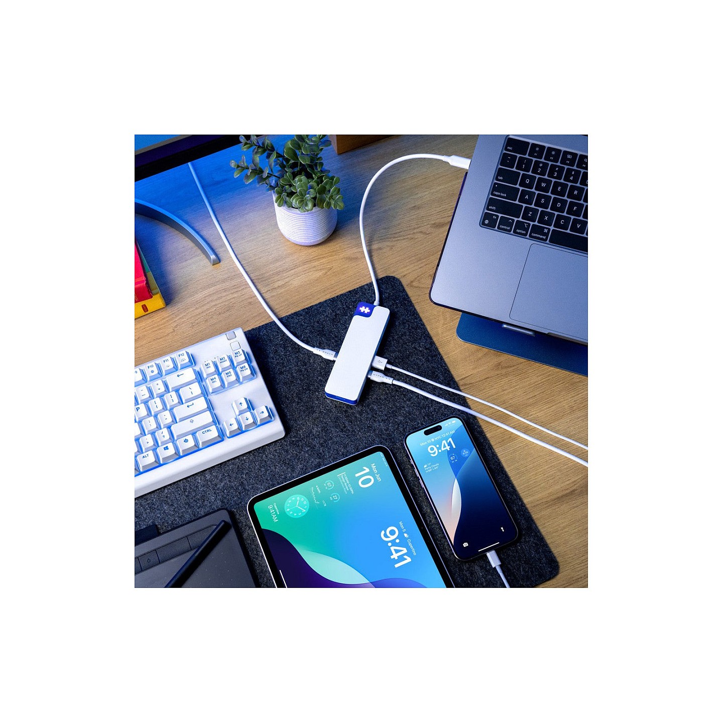 D TARGUS HyperDrive Flex 8 Port USB-C Hub Blue — Buy in Cyprus with Fast Delivery