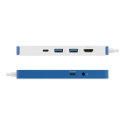 D TARGUS HyperDrive Flex 8 Port USB-C Hub Blue — Buy in Cyprus with Fast Delivery