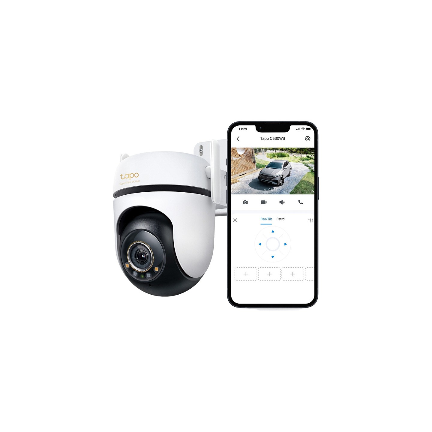 TP-Link Tapo C530WS(EU) Outdoor Pan Tilt Security Wi-Fi Kamera — Buy in Cyprus with Fast Delivery