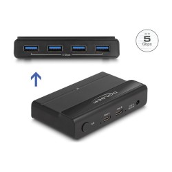 DELOCK USB 5 Gbps Switch 4 x Gert und 2 x Host — Buy in Cyprus with Fast Delivery
