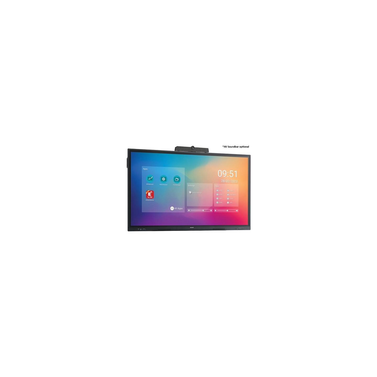 Sharp PN-LC862 Digital Signage Touch Display 218.44 cm 86 Zoll — Buy in Cyprus with Fast Delivery