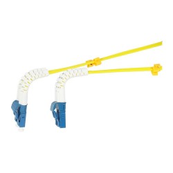 Synergy21 LWL-2-Faser-Patchk. 0.25mtr.LC-LC. 9 125um. OS2. AD2mm. flexible Knickschutztülle. G657.A2.