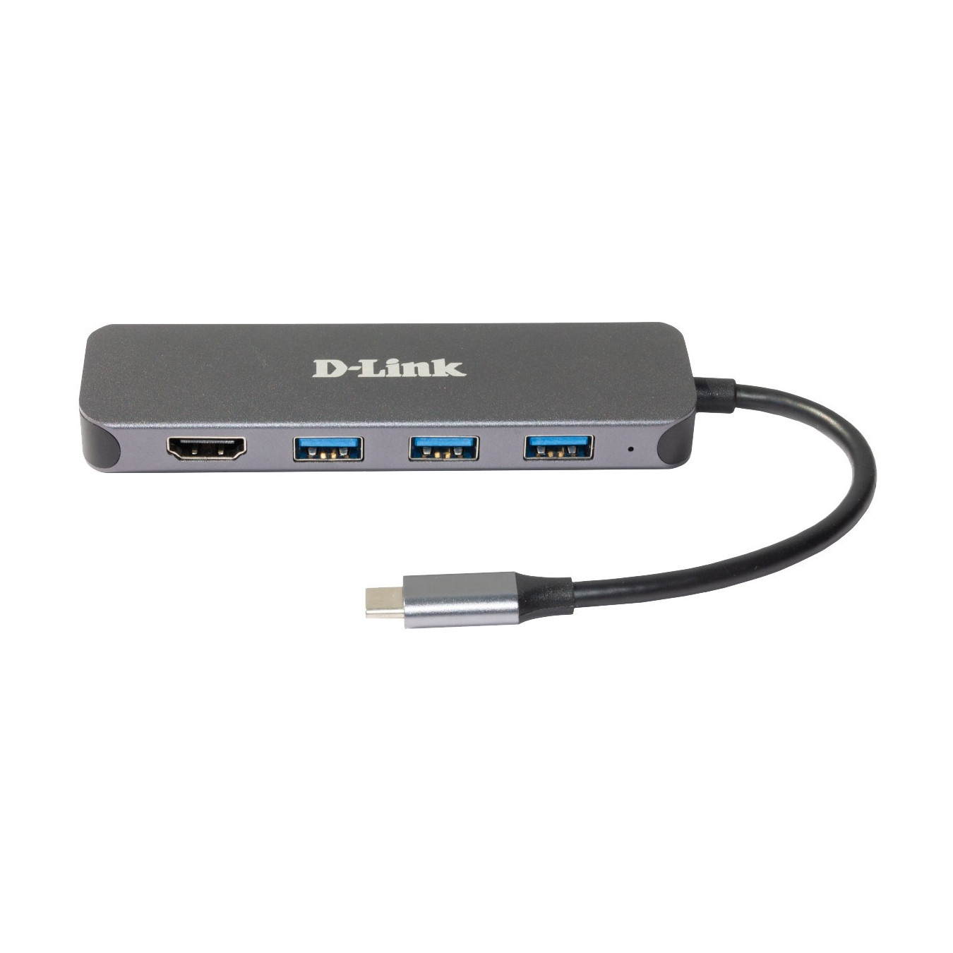 D-Link 5-in-1 USB-C Hub - DUB-2333 - HDMI 4K, 60W Power Delivery, 3x USB-A, USB-C, Grey — Buy in Cyprus with Fast Delivery