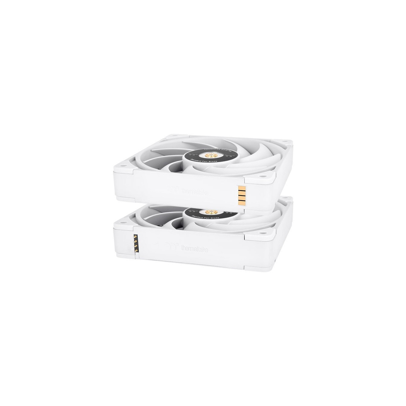 Thermaltake TOUGHFAN EX12 Pro - 120mm White PC Cooling Fan, Swappable Edition 3-Pack (500–2000 RPM)