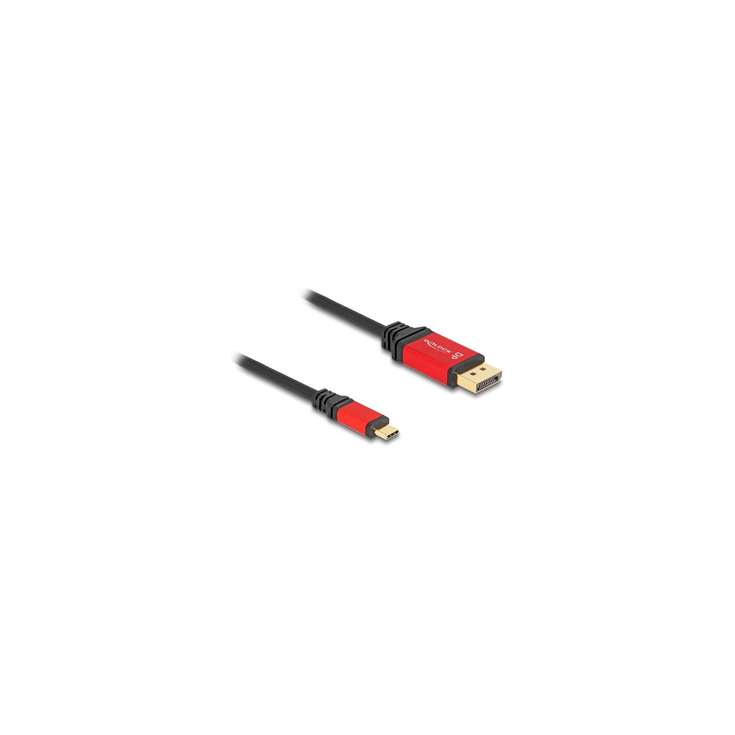 DELOCK ?USB Type-C zu DisplayPort Kabel DP Alt Mode 8K 30 Hz mit HDR Funktion 3m rot — Buy in Cyprus with Fast Delivery
