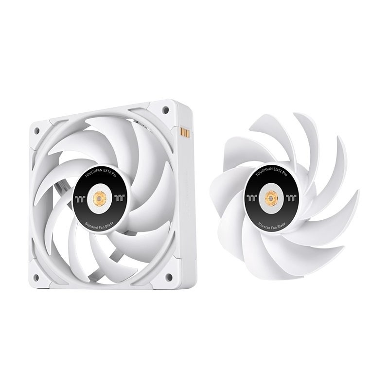 Buy Thermaltake TOUGHFAN EX12 Pro - 120mm White PC Cooling Fan, Swappable Editio... in Cyprus, Nicosia, Limassol, Larnaka, Pafos