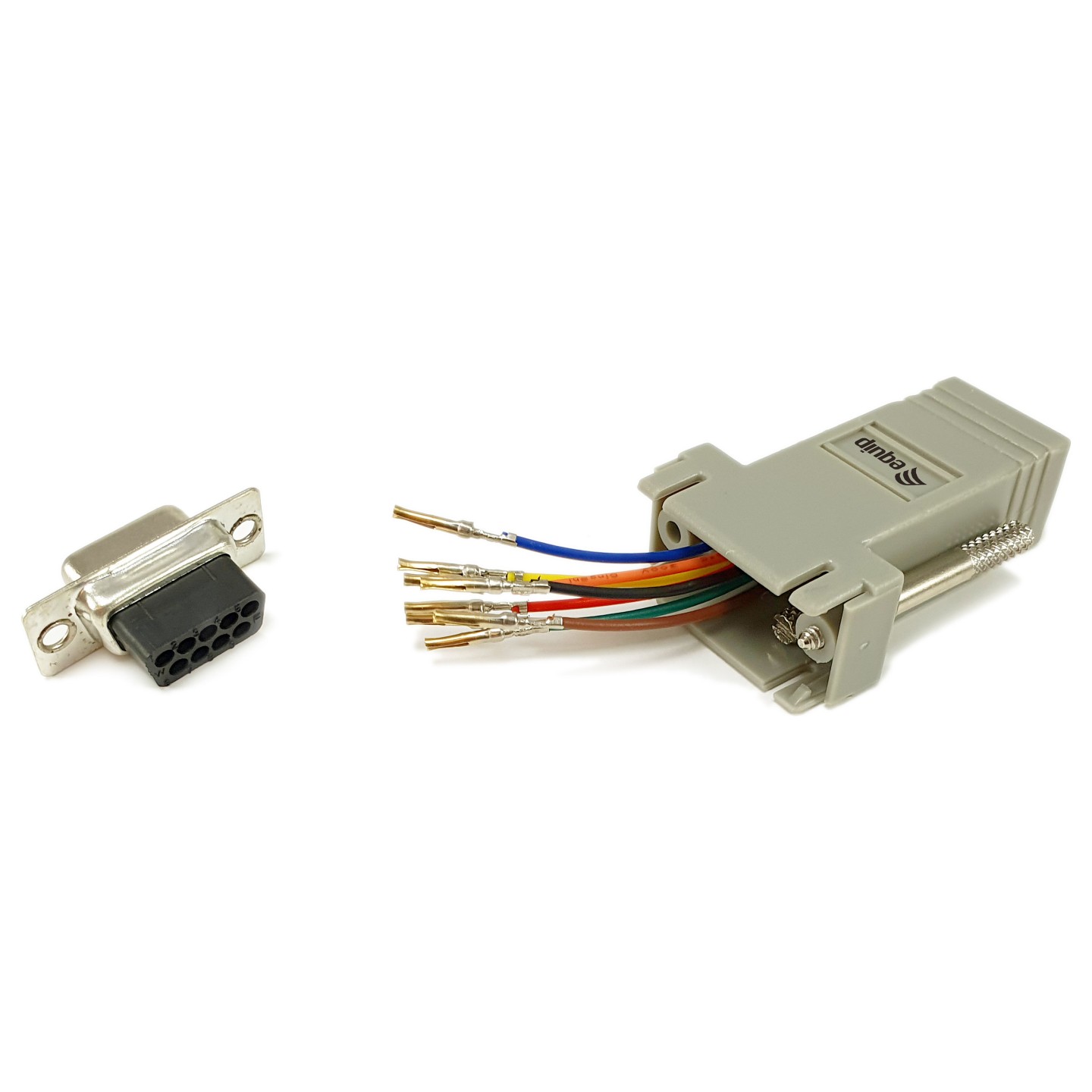 Equip Adapter DB9 Serial- to RJ45 Bu Bu 8Pin grau Polybeutel — Buy in Cyprus with Fast Delivery