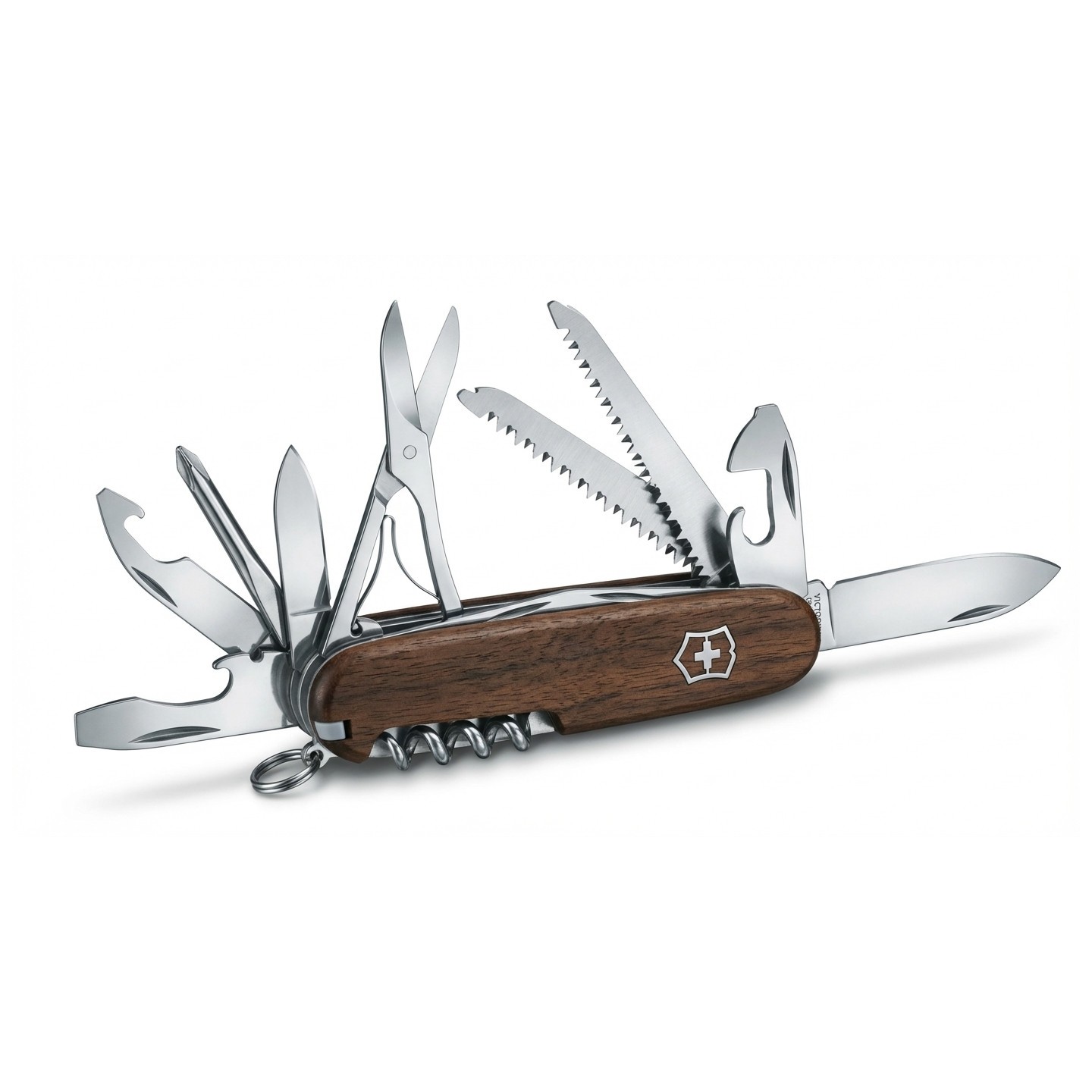 V-1.37 11.63 Huntsman Wood Taschenmesser. nussbaumholz — Buy in Cyprus with Fast Delivery