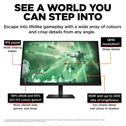 HP OMEN by HP 27q - LED-Monitor - Gaming - 68.6 cm (27') — Buy in Cyprus with Fast Delivery