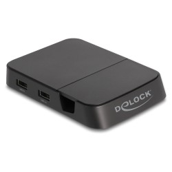 Smartphone Dockingstation 4K mit integrierter Halterung - HDMI USB Hub SD Micro SD für Android oder Windows