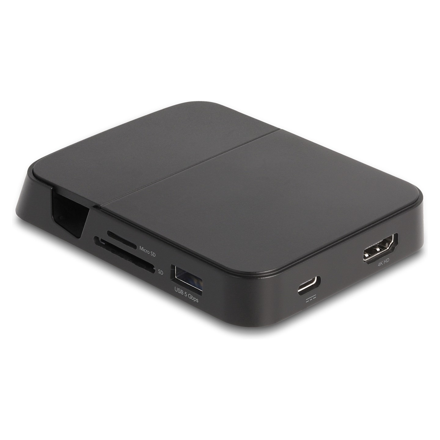 Smartphone Dockingstation 4K mit integrierter Halterung - HDMI USB Hub SD Micro SD für Android oder Windows