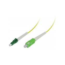 Synergy21 LWL-1-Faser-Patchk. 2mtr.LC(APC)-SC(APC). 9 125u. OS2. G657.A2. AD2mm. flexible Knickschutztülle