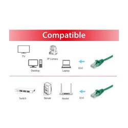 Equip Patchkabel Cat6 U UTP 2xRJ45 0.15m grün Polybeutel — Buy in Cyprus with Fast Delivery