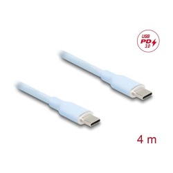DELOCK USB 2.0 Kabel USB Typ-C St to St PD 3.0 60W 4m blau — Buy in Cyprus with Fast Delivery