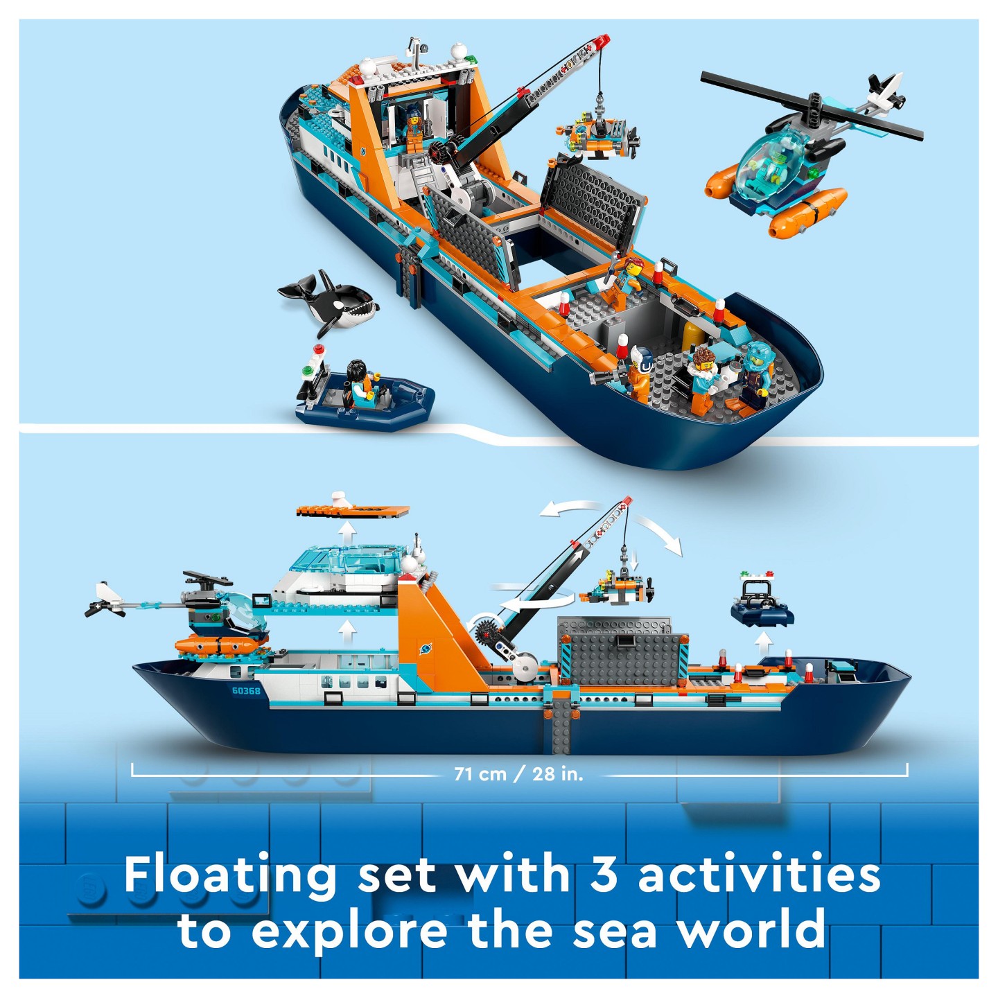 LEGO City Arktis-Forschungsschiff 60368 — Buy in Cyprus with Fast Delivery