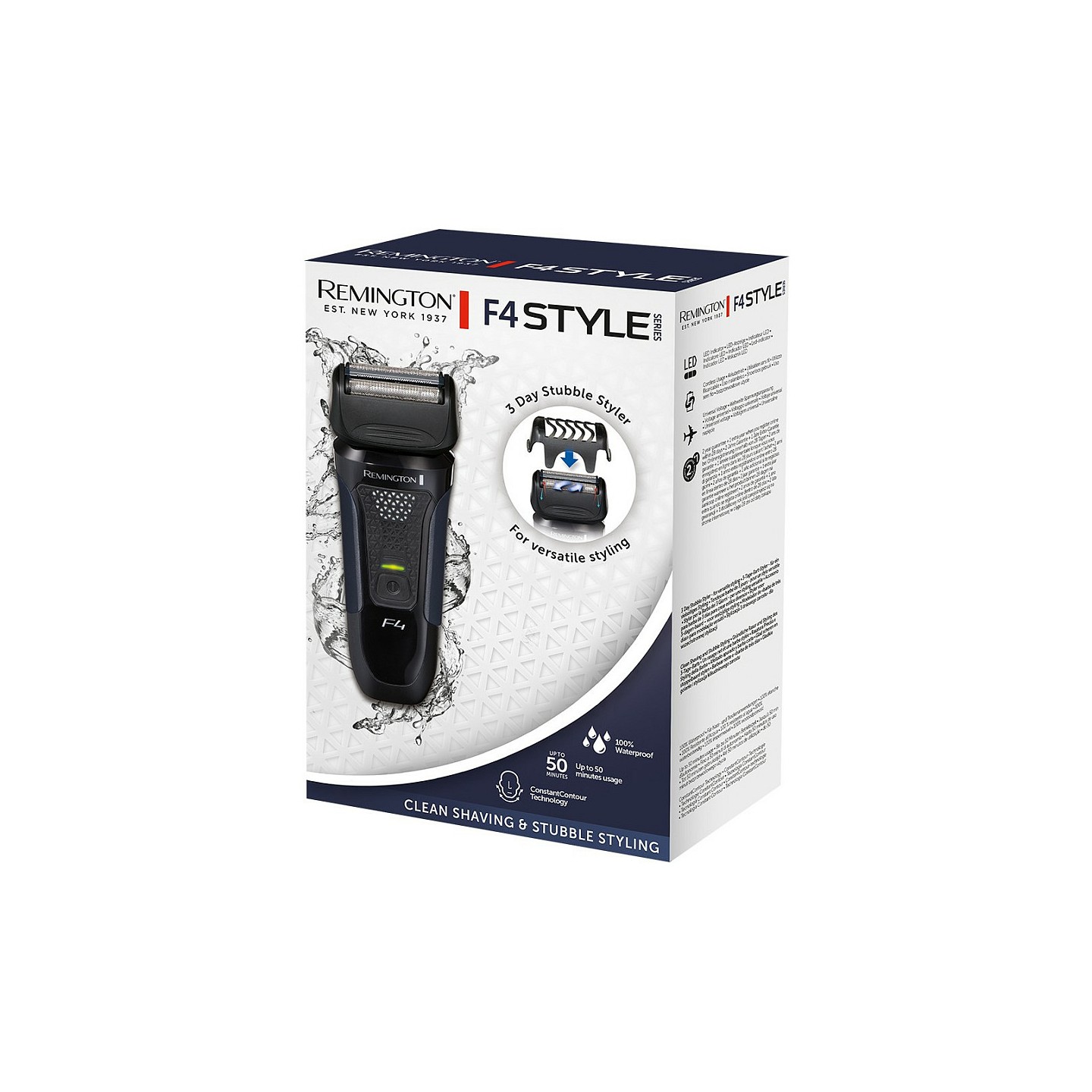 Shaver F4 Style Series Wet & Dry black blue (F4002) — Buy in Cyprus with Fast Delivery