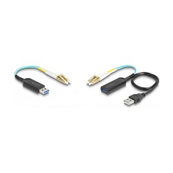 DELOCK USB 10 Gbps Typ-A Extender Set uber LC Duplex Kabel — Buy in Cyprus with Fast Delivery