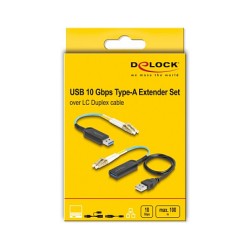DELOCK USB 10 Gbps Typ-A Extender Set uber LC Duplex Kabel — Buy in Cyprus with Fast Delivery